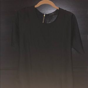 J crew short sleeve satin like top